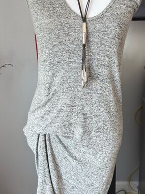 Riller & Fount Heathered Gray Maxi Dress
